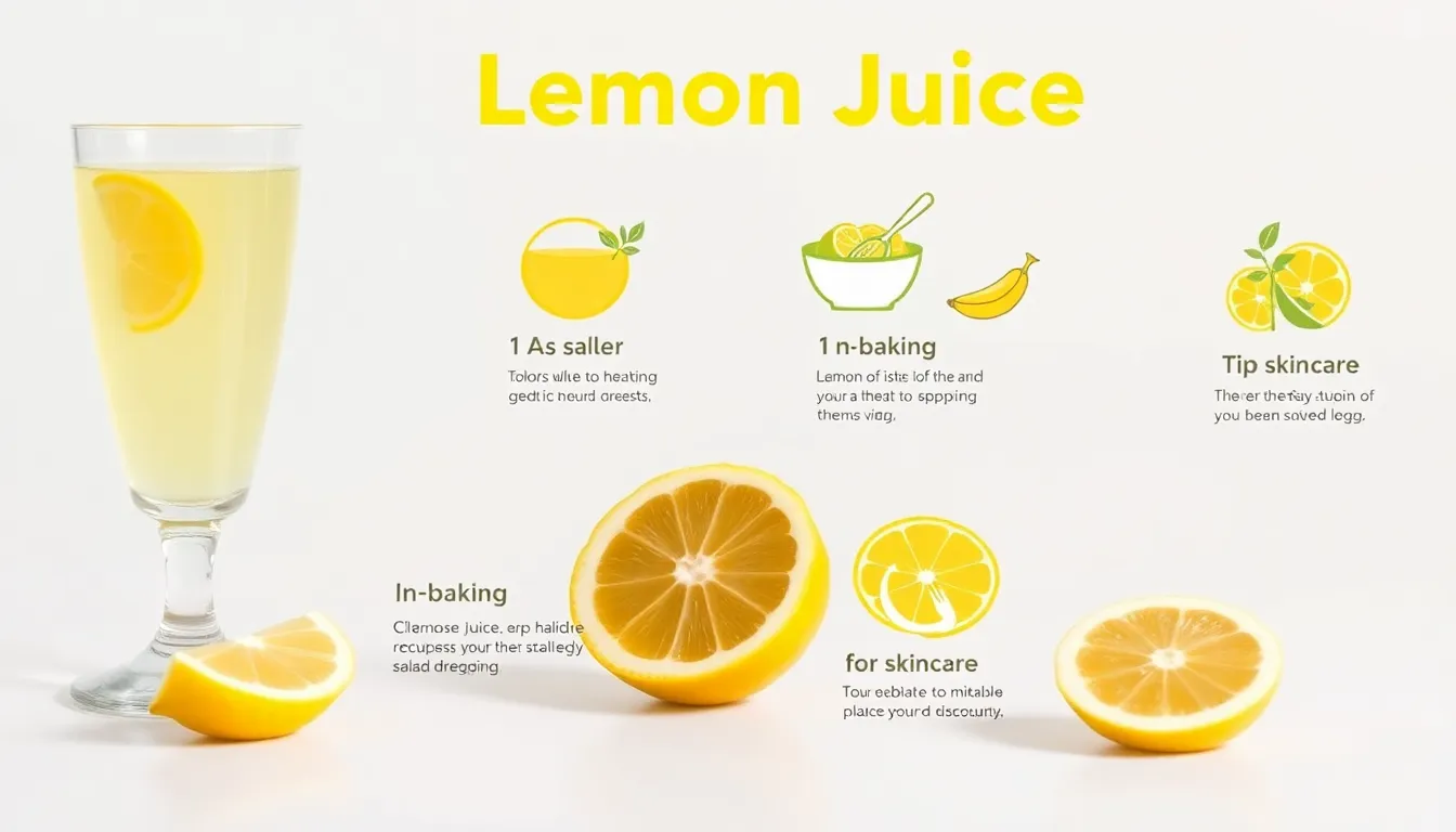 다양한 레몬 활용 이미지