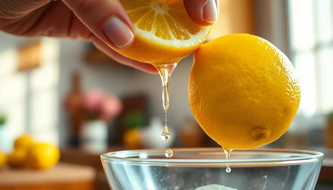 레몬즙 활용 청소