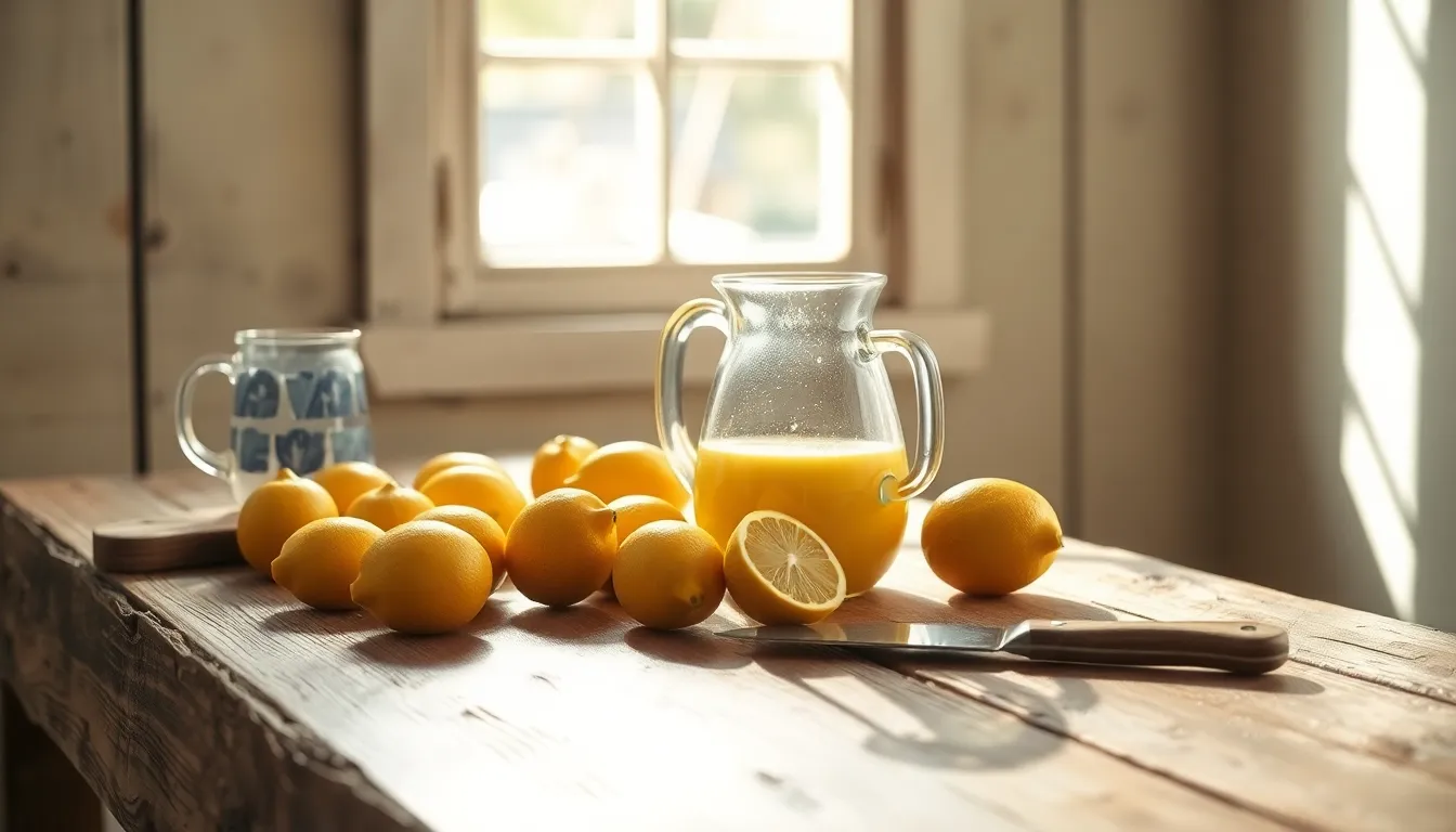 레몬즙 다이어트 음료