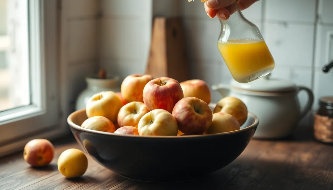 레몬즙 활용 예시