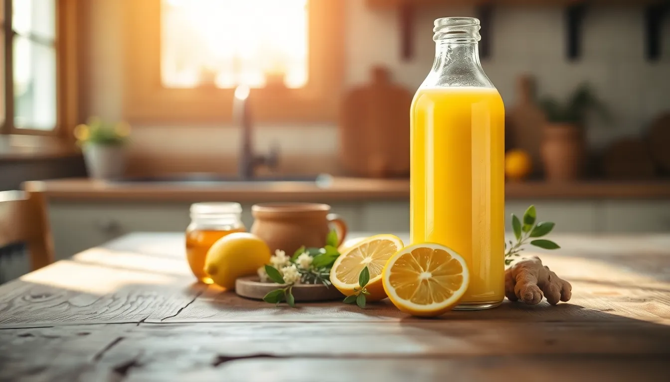 상큼한 레몬 에이드 이미지