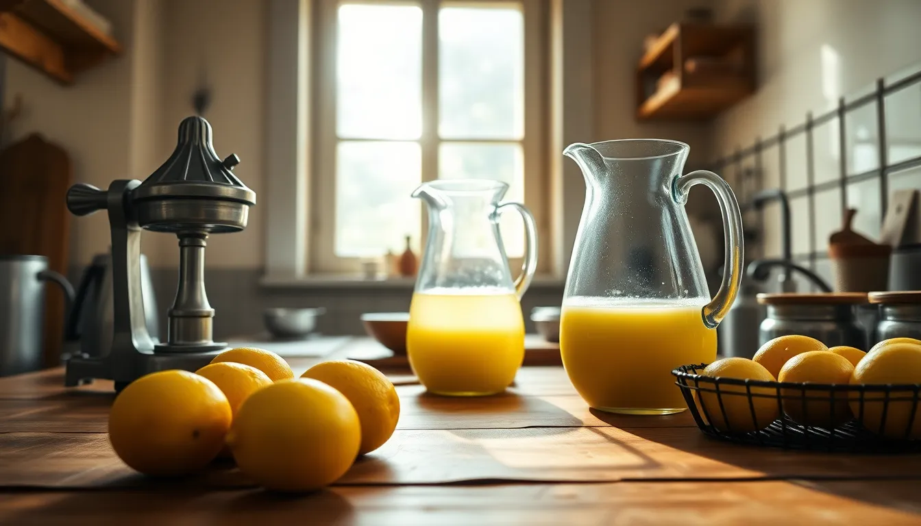 상큼한 레몬과 레몬즙