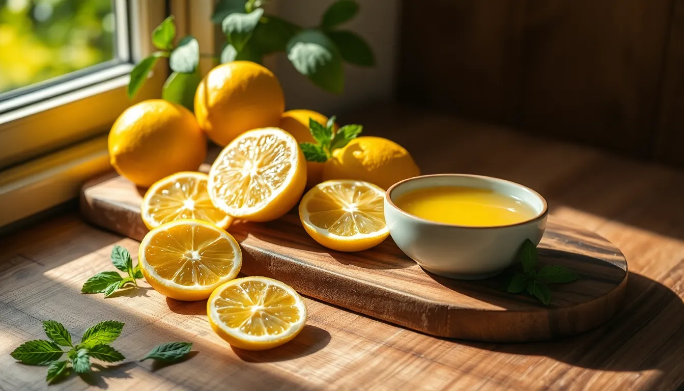 레몬 마멀레이드 타르트